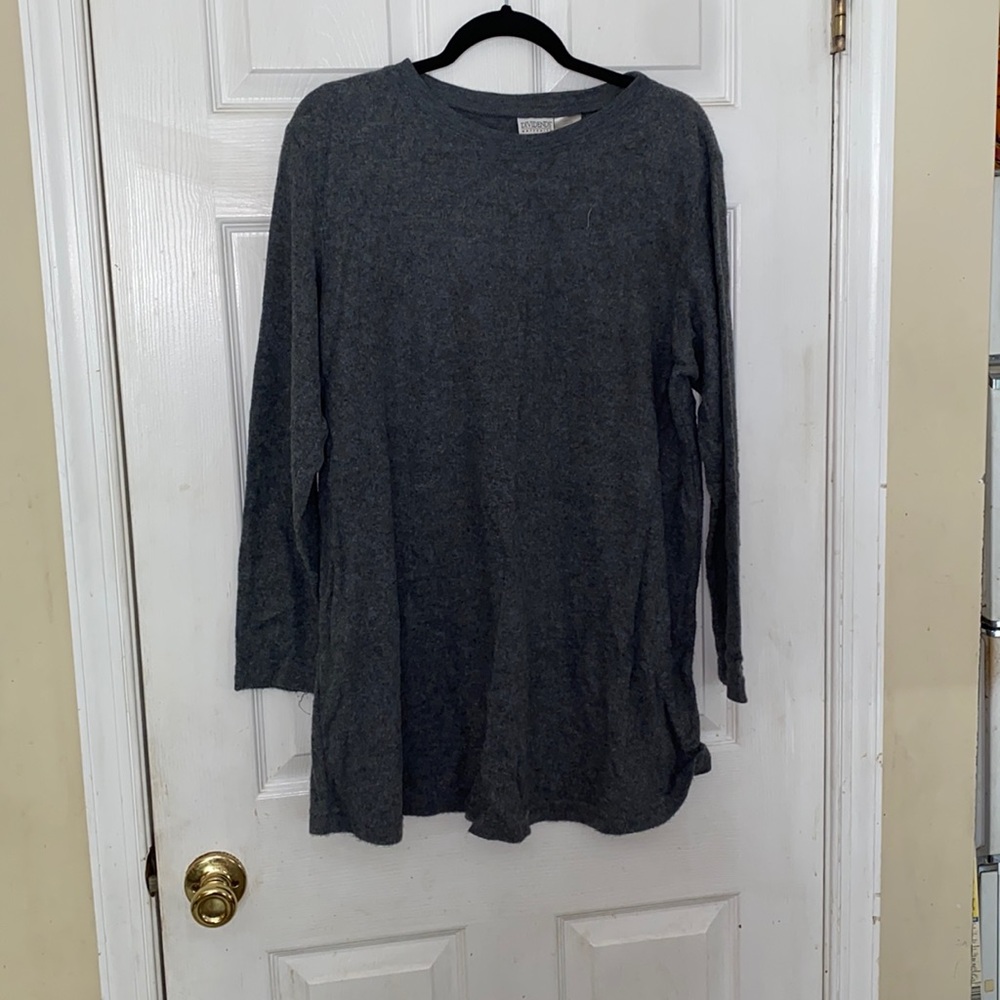 Fleece Long Sleeve Maternity Top